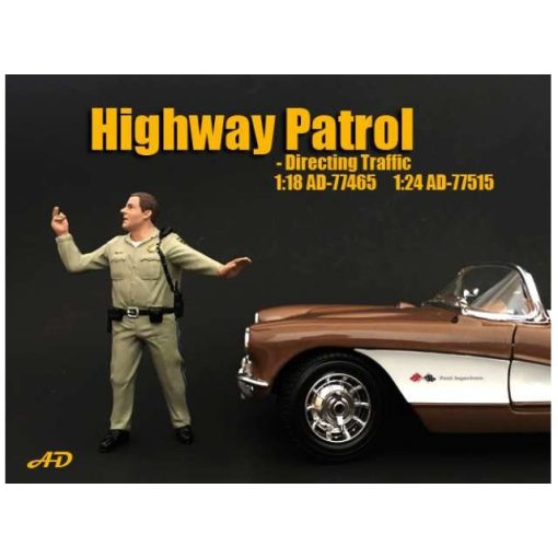 American Diorama Figure  (Police Series - Highway Patrol Figure III)